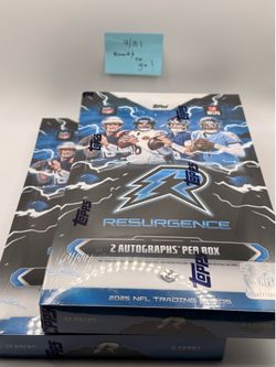 2025 Topps Resurgence Football Hobby Box
