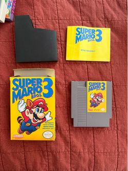 Super Mario Bros. 3 NES – Complete w/ Box & Manual (Tested)