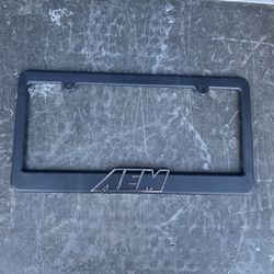 License Plate Frame AEM, New 
