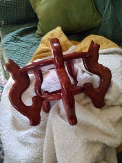 Chinese fish bowl plant vase/ stand