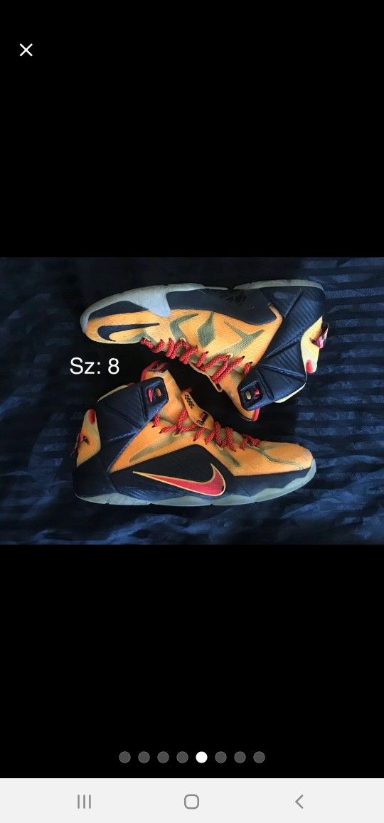 Mens Nike LeBron XII Witness Shoes Sz 8