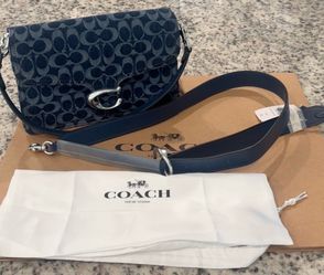 New Chain Tabby Shoulder Bag In Signature Denim