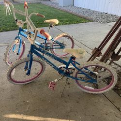 Free Girls Bike and Long Steel Stake