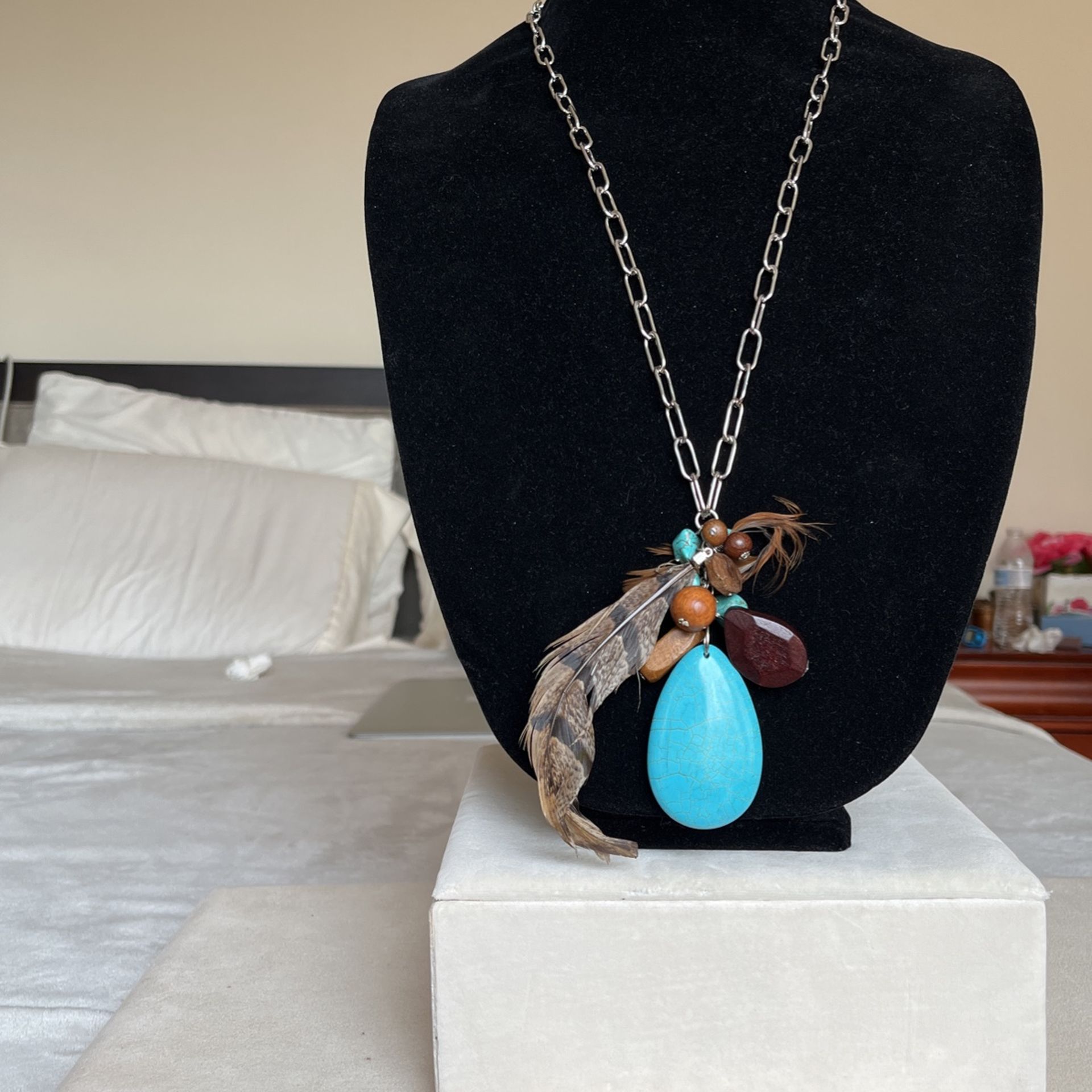 Necklace With Turquoise Stones