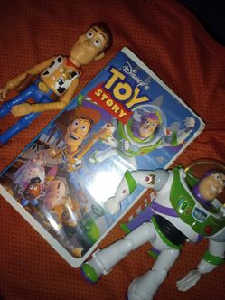Toy story movie with 2 figures