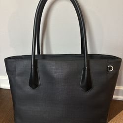 Dagne Dover Black Tote Handbag Purse