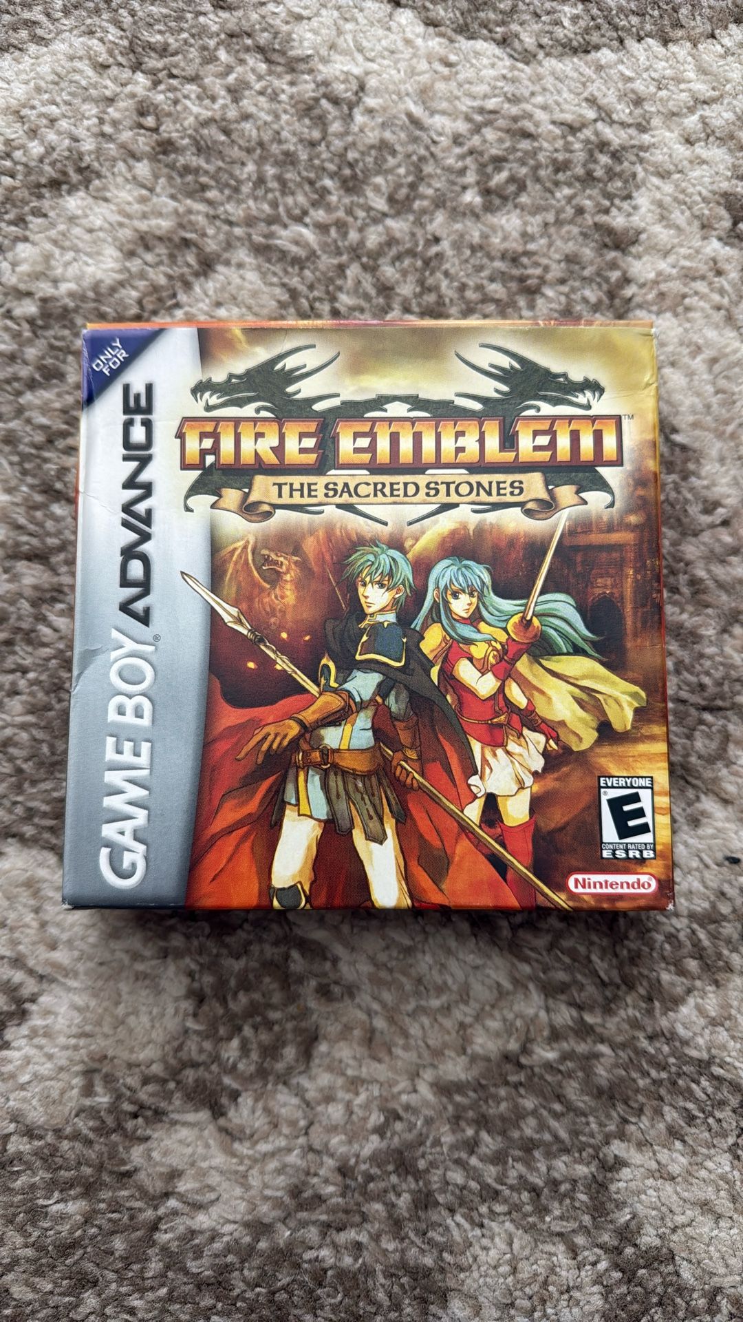 Fire Emblem The Sacred Stones For Gameboy Advance