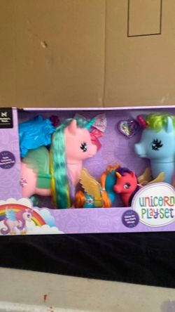 Unicorn playset