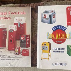 Coke Machine Guide Books Set Of (2). Pre Owned Pick Up Only