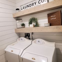 Shiplap And Floating Shelves