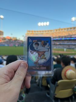 Sealed Gem Mint 10 Dodgers x One Piece Promo