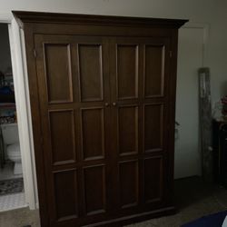 Wood Armoire