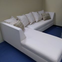 Beautiful Beige Leather Sectional BLOWOUT SALE!!!