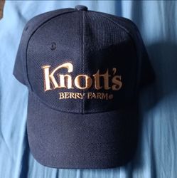 Knott's Berry Farm Navy Blue Embroidered Adjustable Baseball Cap Hat