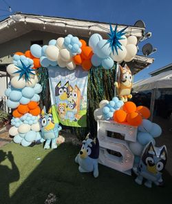 Backdrops with marquee number