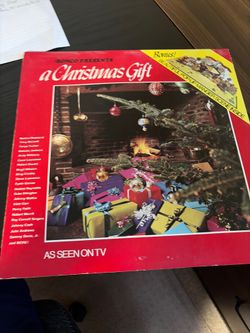 Vintage 1974 Ronco A Christmas Gift Vinyl LP INTACT Pop-Up Manger Scene VG+