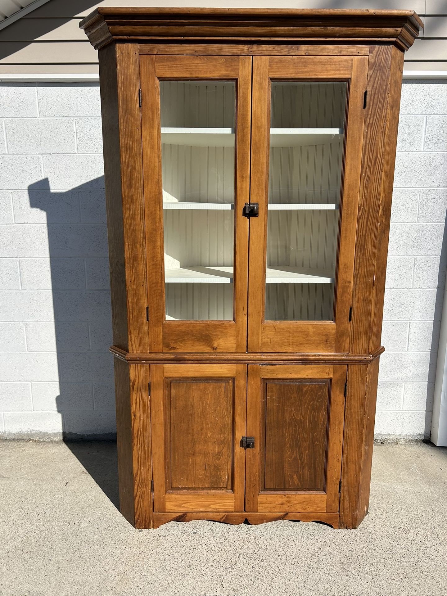 Antique Appalachian Corner Cabinet
