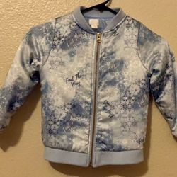 Kids Size 5/6 Frozen 2 Bomber Jacket 