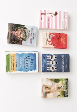 YA & Middle Grade Book Lot (6 Books) - Stuart Gibbs, J.D. Salinger, Just Mercy & More