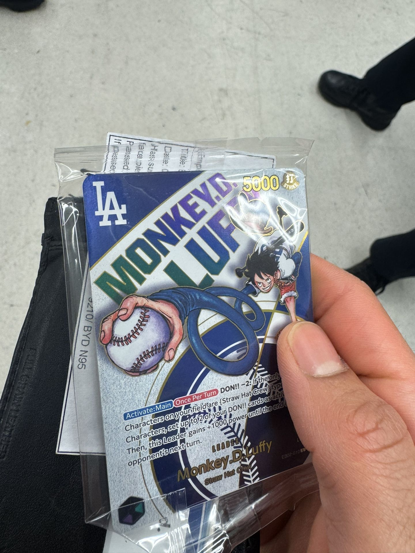 Dodgers One Piece Card
