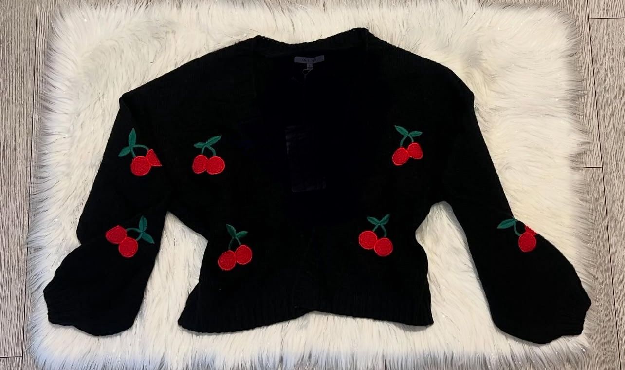 Cherries Cardigan (medium)