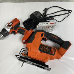 Black And Decker Jig Saw And Drill