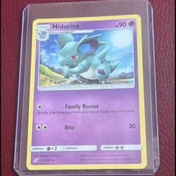 Pokémon TCG Nidorina Sun & Moon Team Up 55/181 Regular
