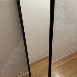 IKEA Wall Mirror black, 16x59 "