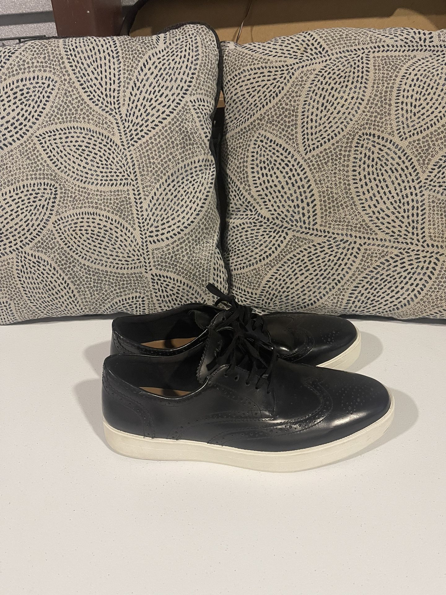 Clarks Hero Limit (contact info removed)1 Mens Black Leather Lifestyle Sneakers Shoes. Size 13 (47)