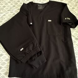 Figgs Scrub Large Black