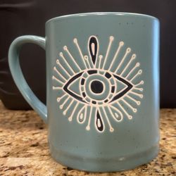 Coffee Mug w/Evil Eye Emblem