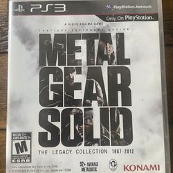 METAL GEAR SOLID The Legacy Collection 1(contact info removed)