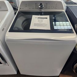 Profile 5.0 cu. ft. High-Efficiency Smart Top Load Washer in White with Impeller and Microban Technology, Energy Star