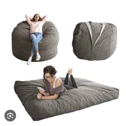 TWIN SIZE BEAN BAG AND BED