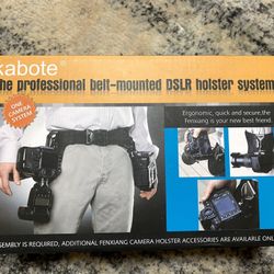 Kabote Professional belt-mounted DSLR holster system 2 cameras holder