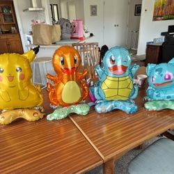 Pokemon 4 Pack Table Centerpieces 