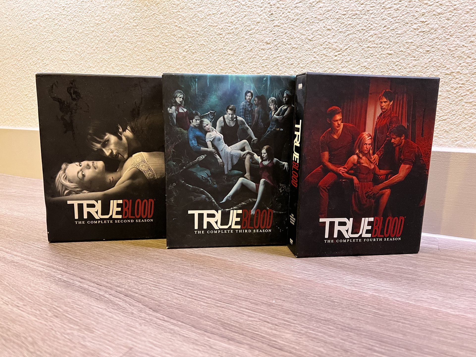 True Blood: (DVD) Seasons 2, 3, & 4 Complete Seasons With Collectors Quad Fold