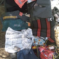 NEW CLOTHES . ALL BOY CLOTHES  SIZES 6 TO 8