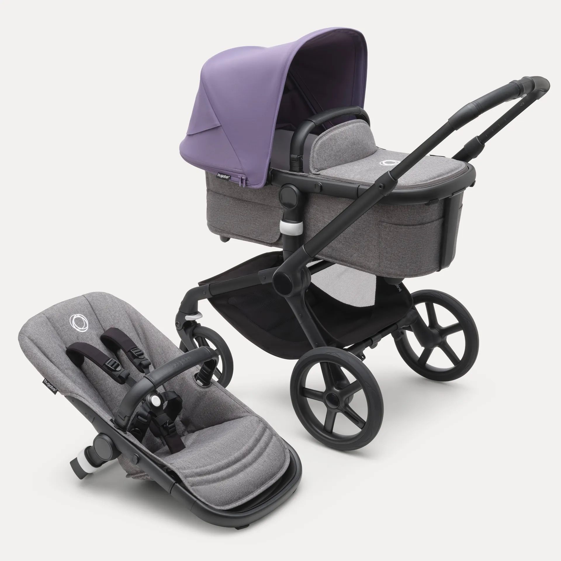 Bugaboo Fox 5 2-in-1 stroller Purple/Gray