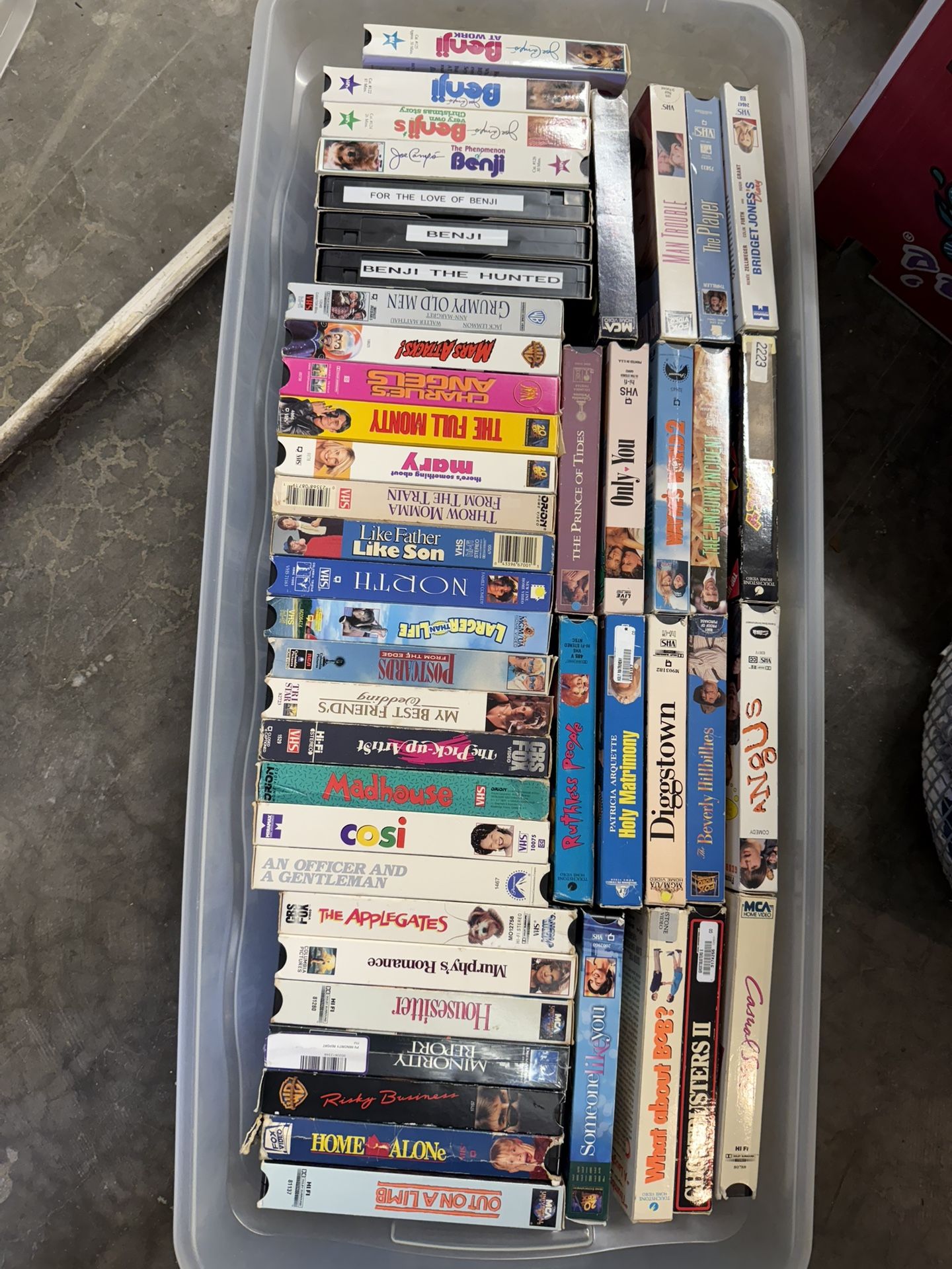 Bunch Of VHS Tapes
