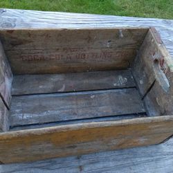Older Vintage Antique Coke-Cola Wood Crate 