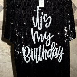 Birthday, Party, Sequin, Dress, Shirt (WHY) D210028 
