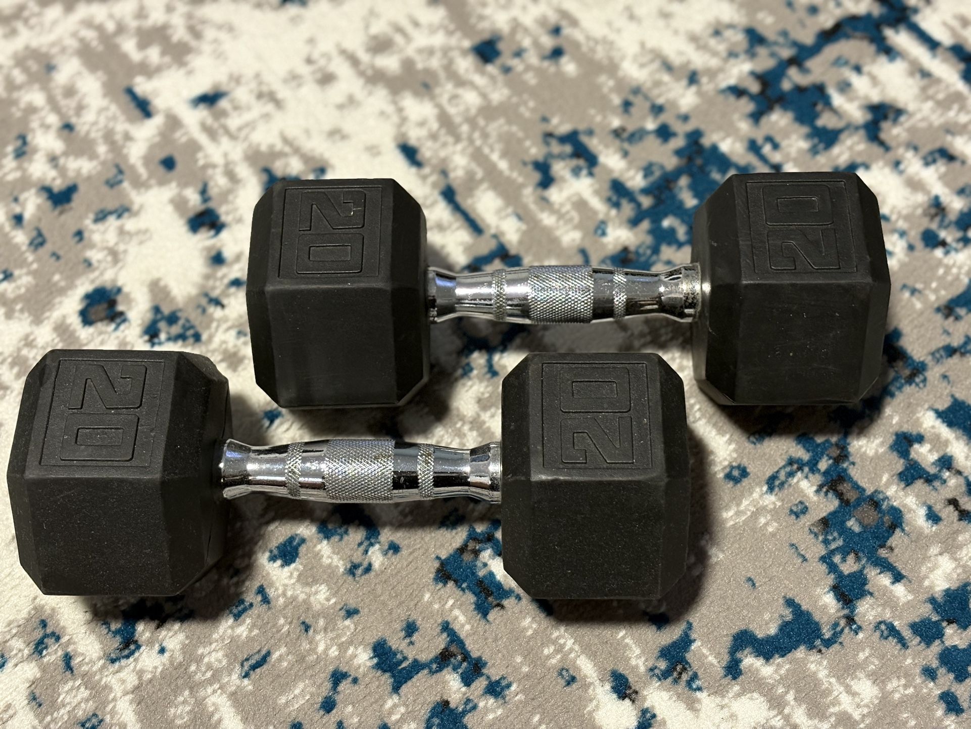 Set Of 20 Lb Dumbbells