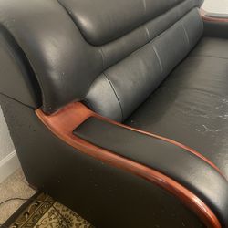 Leather sofas