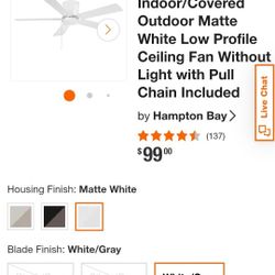 Hampton Bay Ceiling Fans NIB