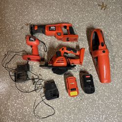 Back And Decker Assorted Firestorm Tools