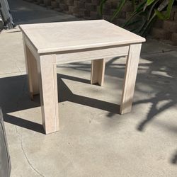 Small Wooden White End Tables