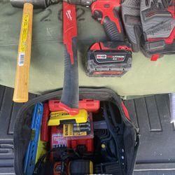 Tools With Milwaukee Bag