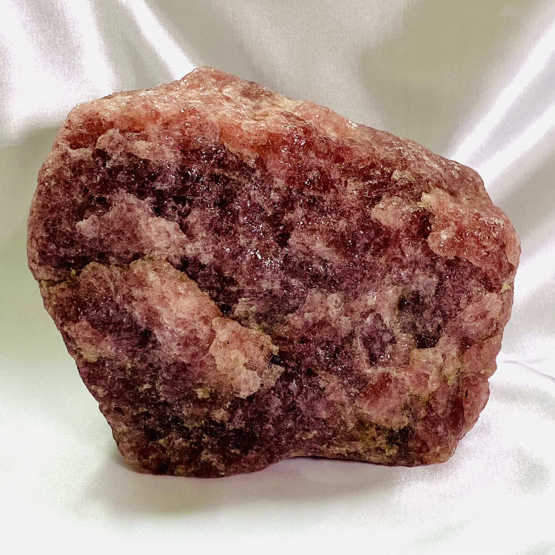 Pink Strawberry Quartz from Brazil Raw Rough Stone Crystal Natural Rock 7.5 LB