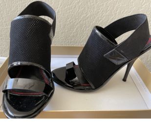 miss sixty sandals size 7, 100 real leather with elastic back